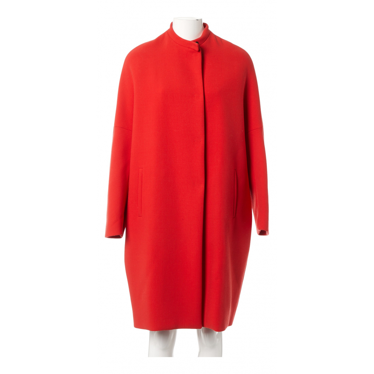 Wool coat Calvin Klein Collection Red 
